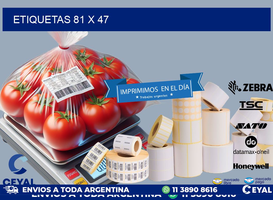 ETIQUETAS 81 x 47