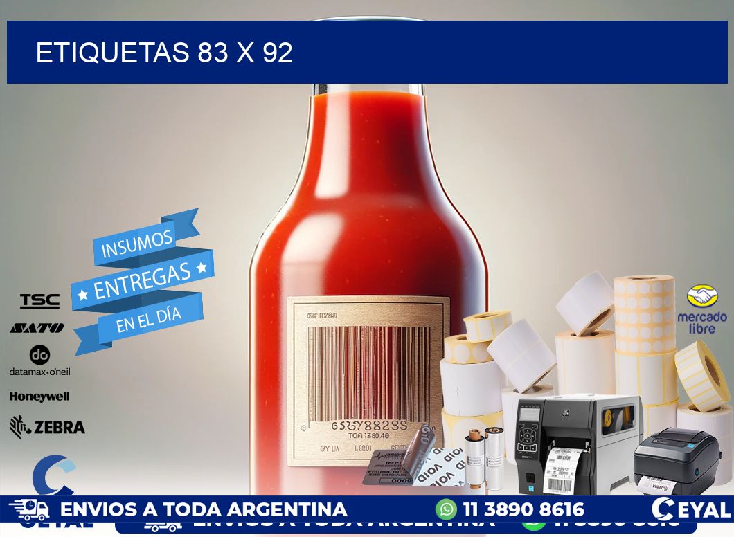 ETIQUETAS 83 x 92