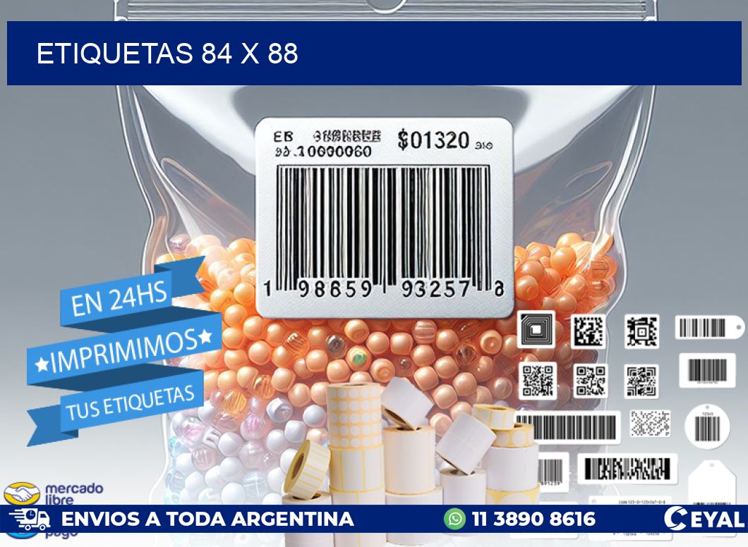 ETIQUETAS 84 x 88