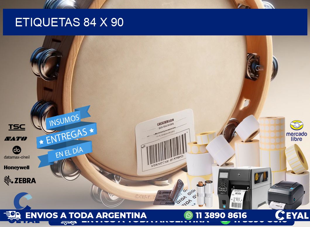 ETIQUETAS 84 x 90