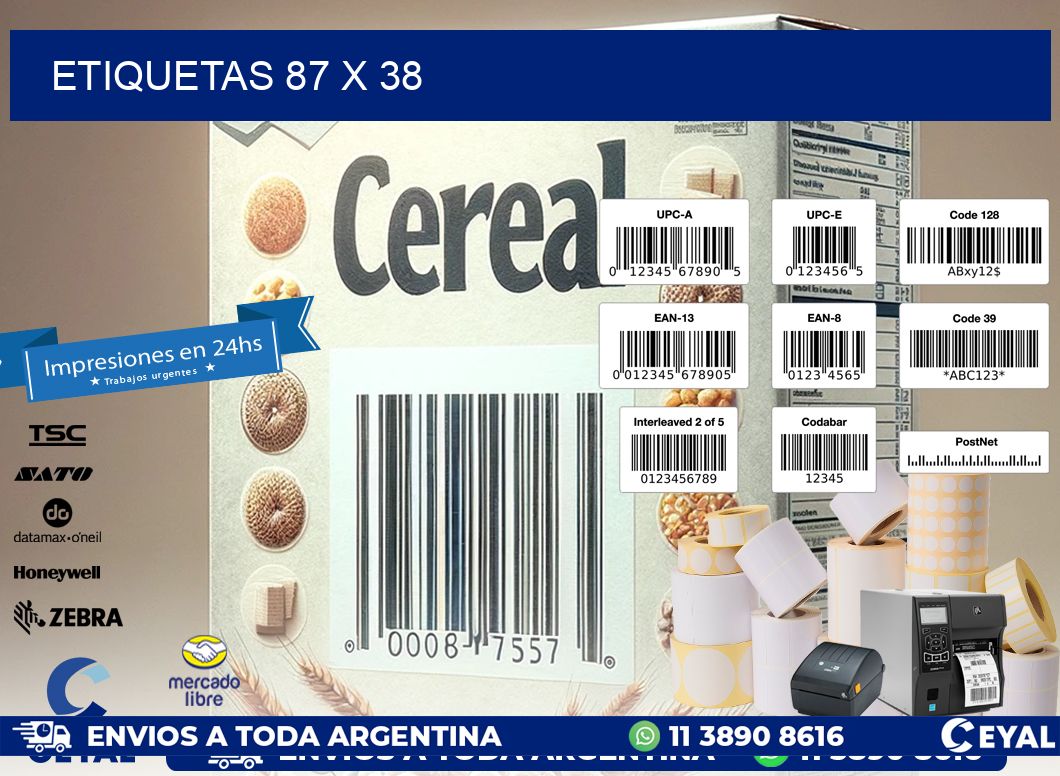 ETIQUETAS 87 x 38