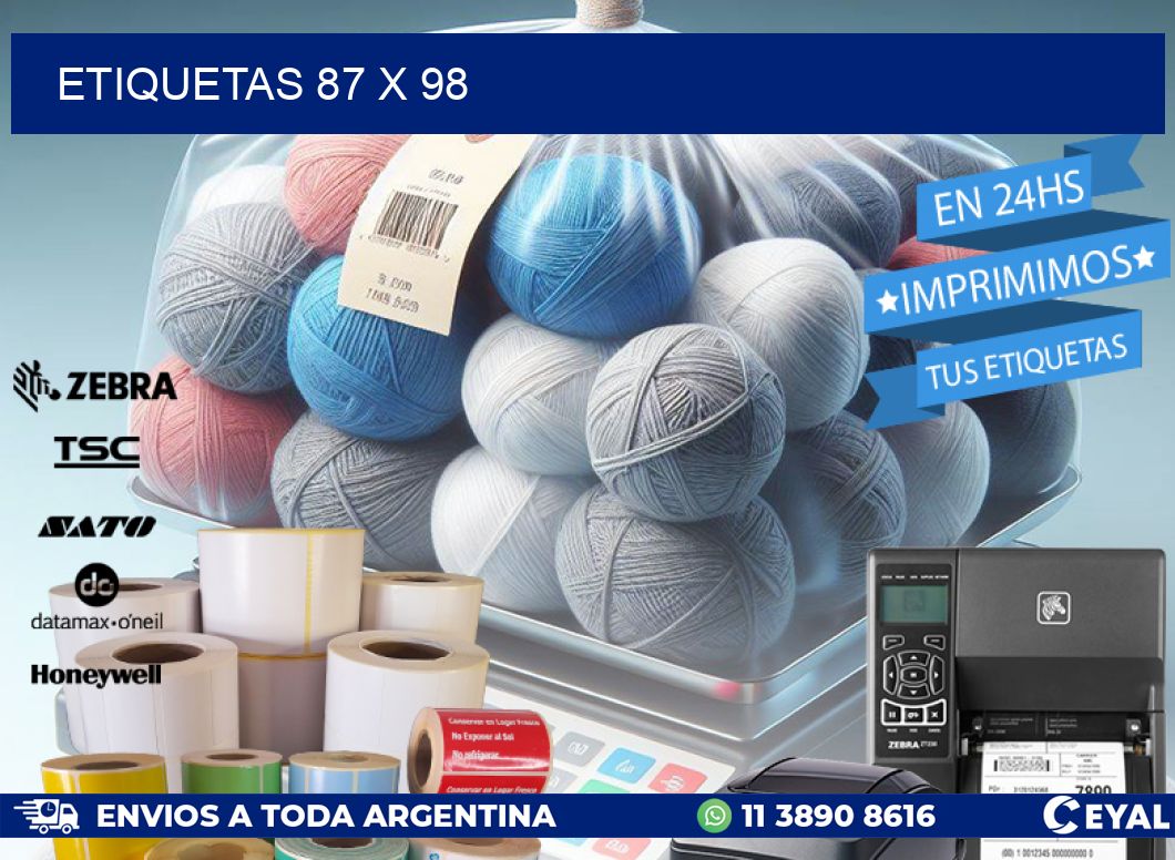 ETIQUETAS 87 x 98