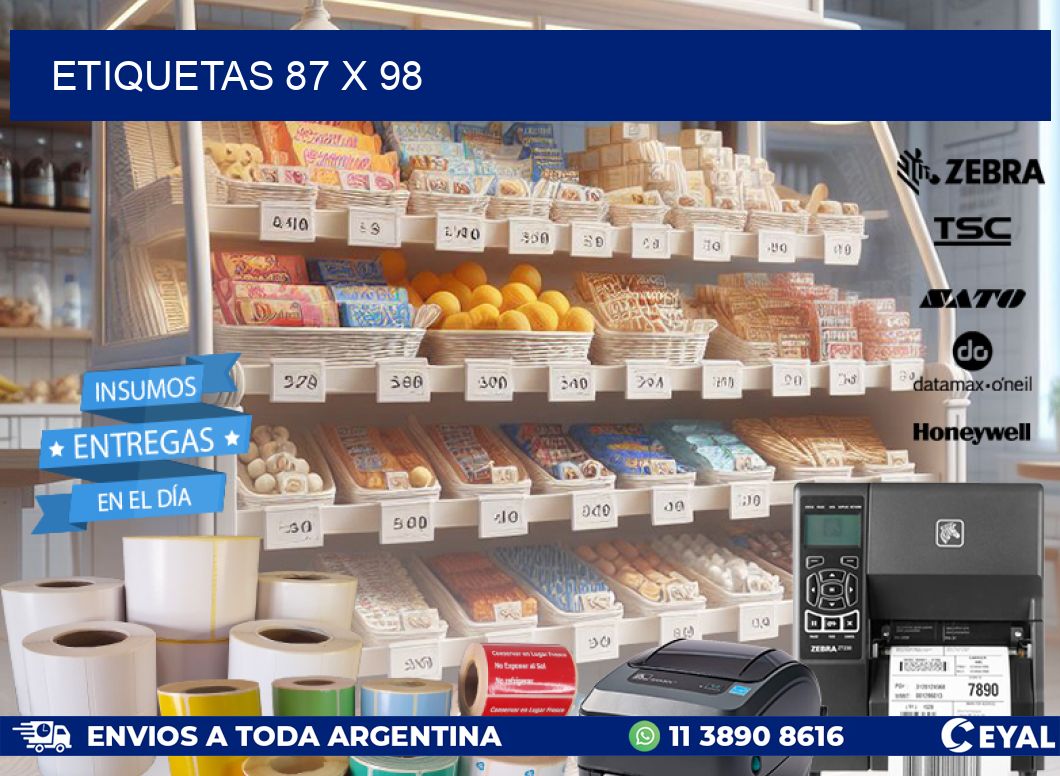 ETIQUETAS 87 x 98