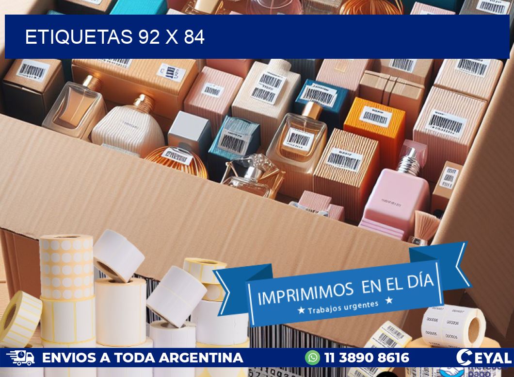 ETIQUETAS 92 x 84