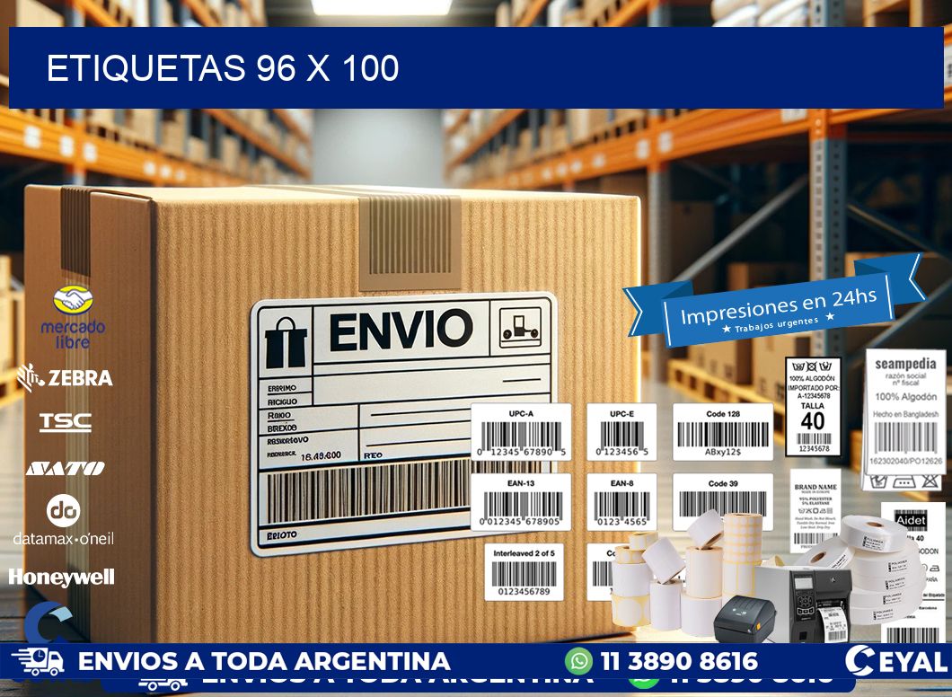 ETIQUETAS 96 x 100