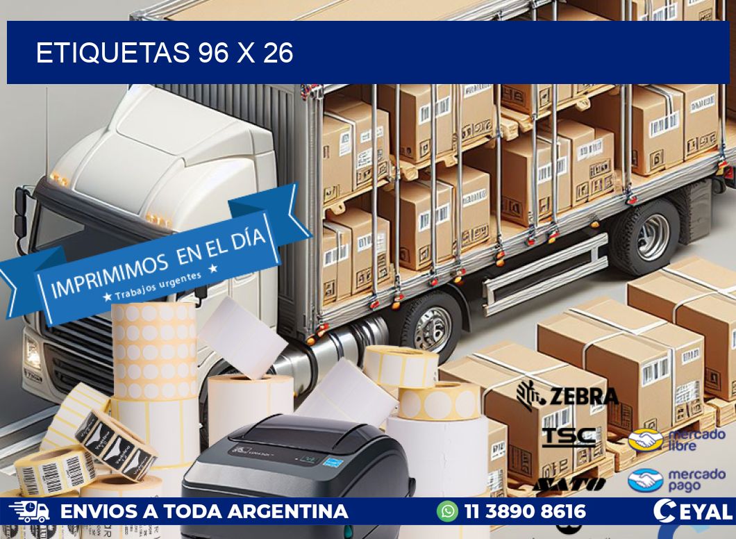ETIQUETAS 96 x 26