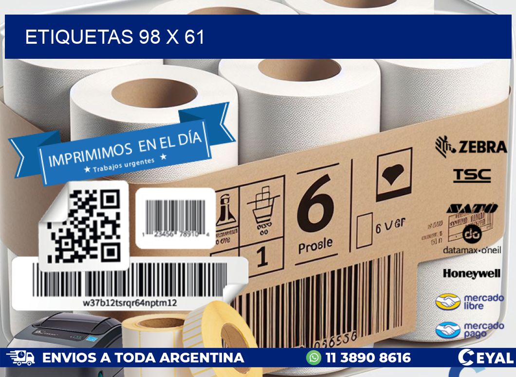 ETIQUETAS 98 x 61