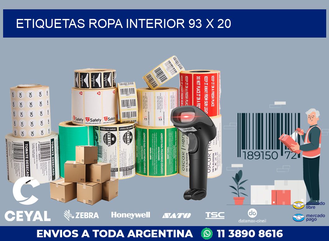 ETIQUETAS ROPA INTERIOR 93 x 20