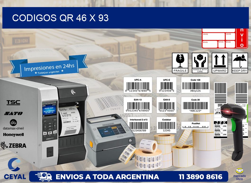 CODIGOS QR 46 x 93