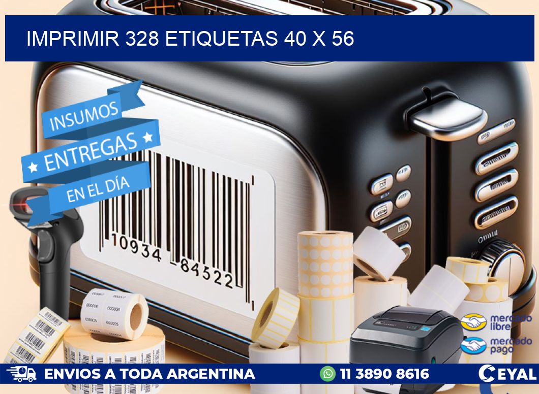 IMPRIMIR 328 ETIQUETAS 40 x 56