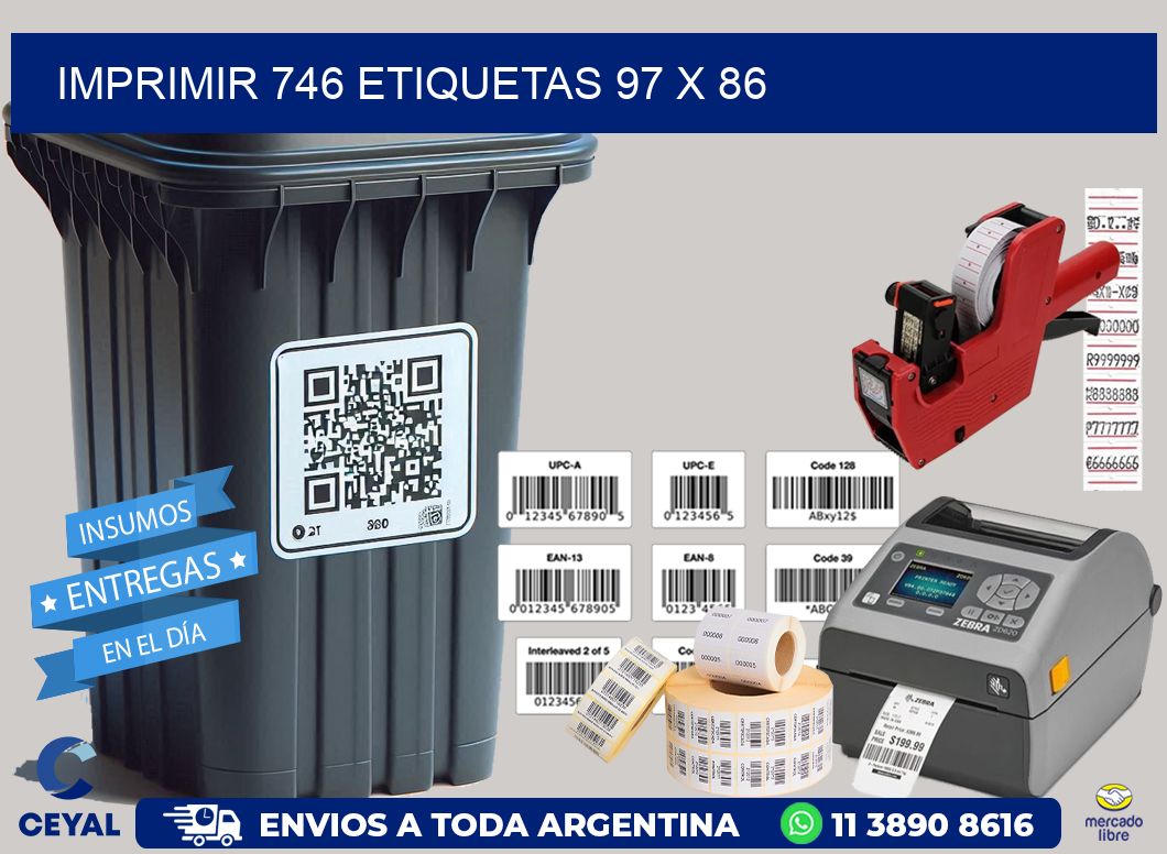 IMPRIMIR 746 ETIQUETAS 97 x 86