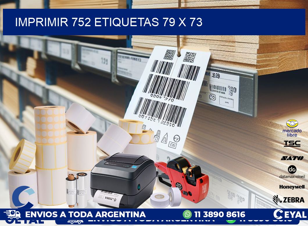 IMPRIMIR 752 ETIQUETAS 79 x 73