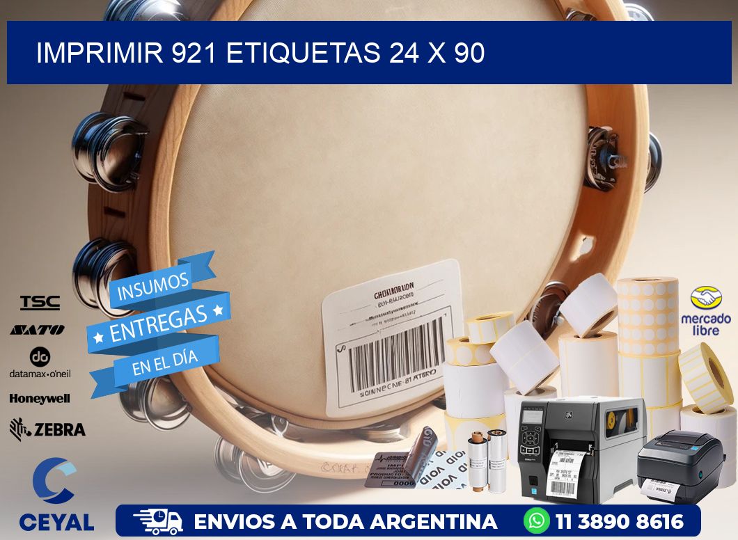 IMPRIMIR 921 ETIQUETAS 24 x 90