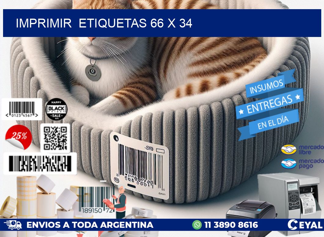 IMPRIMIR  ETIQUETAS 66 x 34