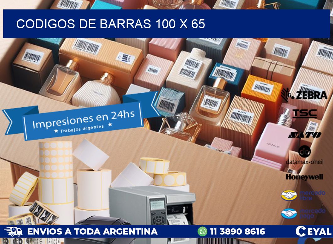 codigos de barras 100 x 65
