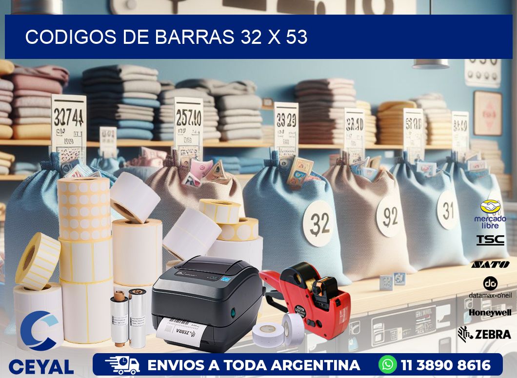 codigos de barras 32 x 53