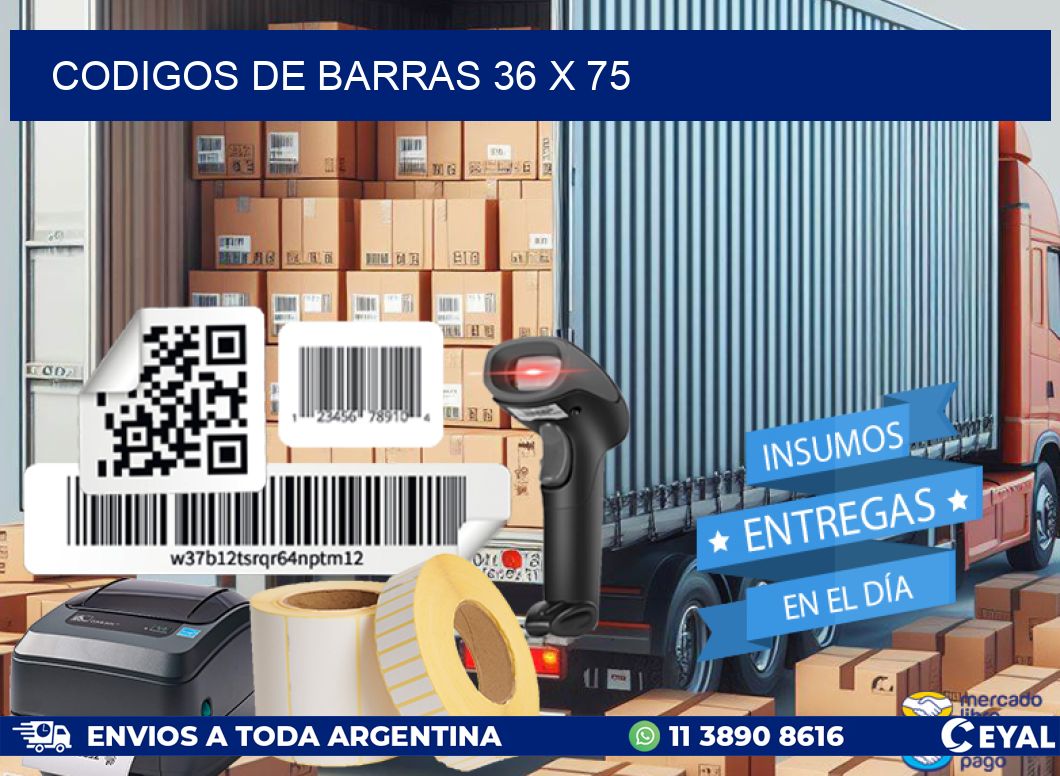 codigos de barras 36 x 75
