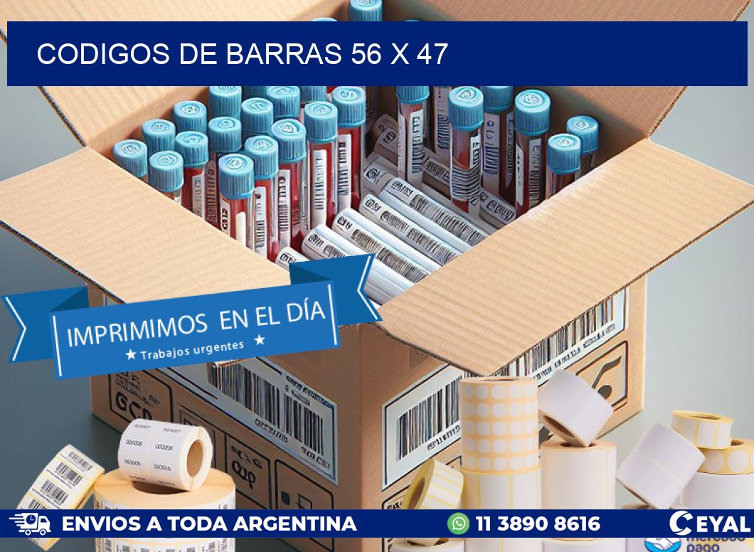 codigos de barras 56 x 47
