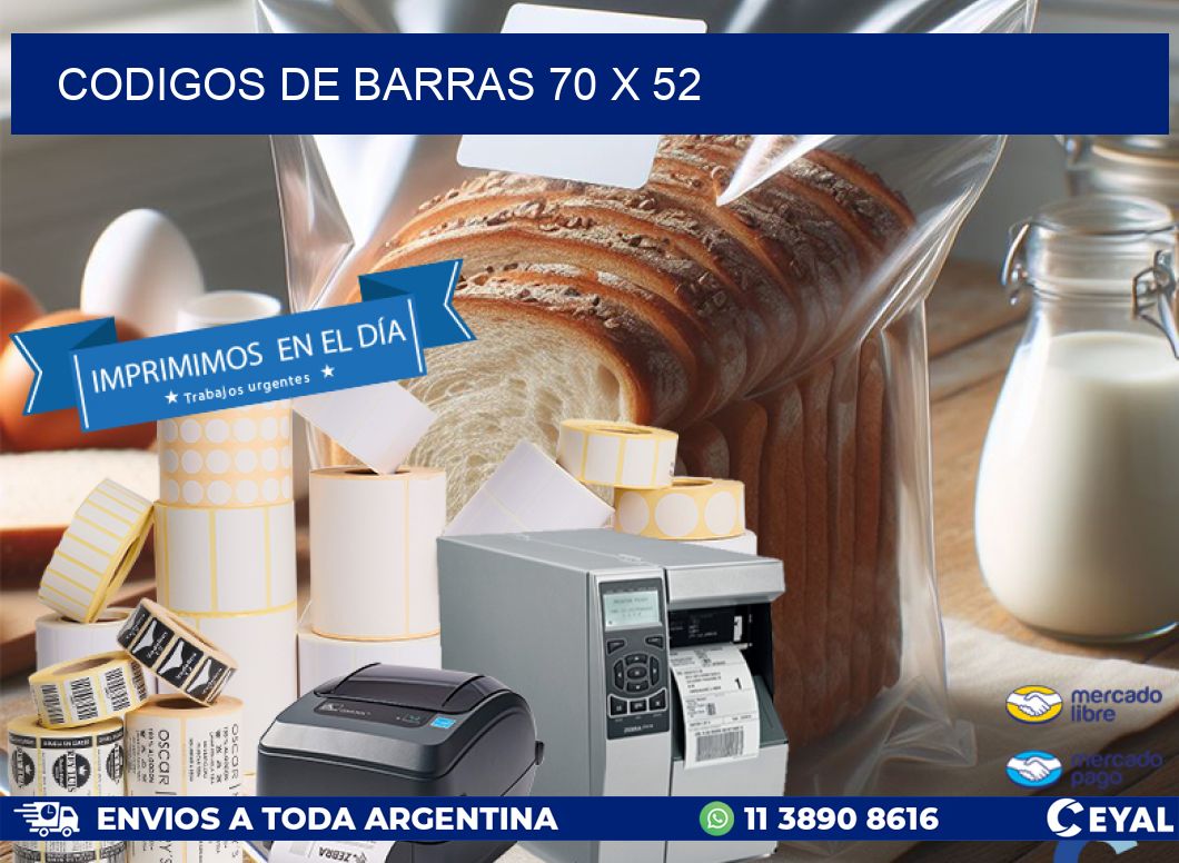 codigos de barras 70 x 52