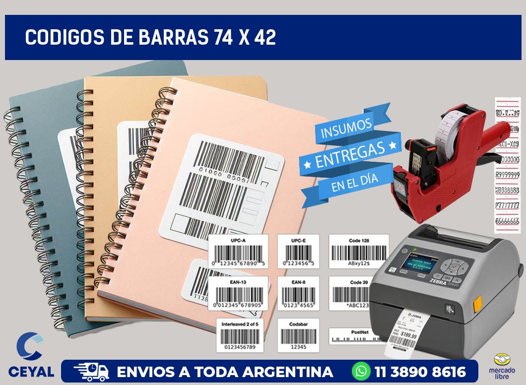 codigos de barras 74 x 42