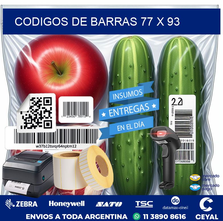 codigos de barras 77 x 93