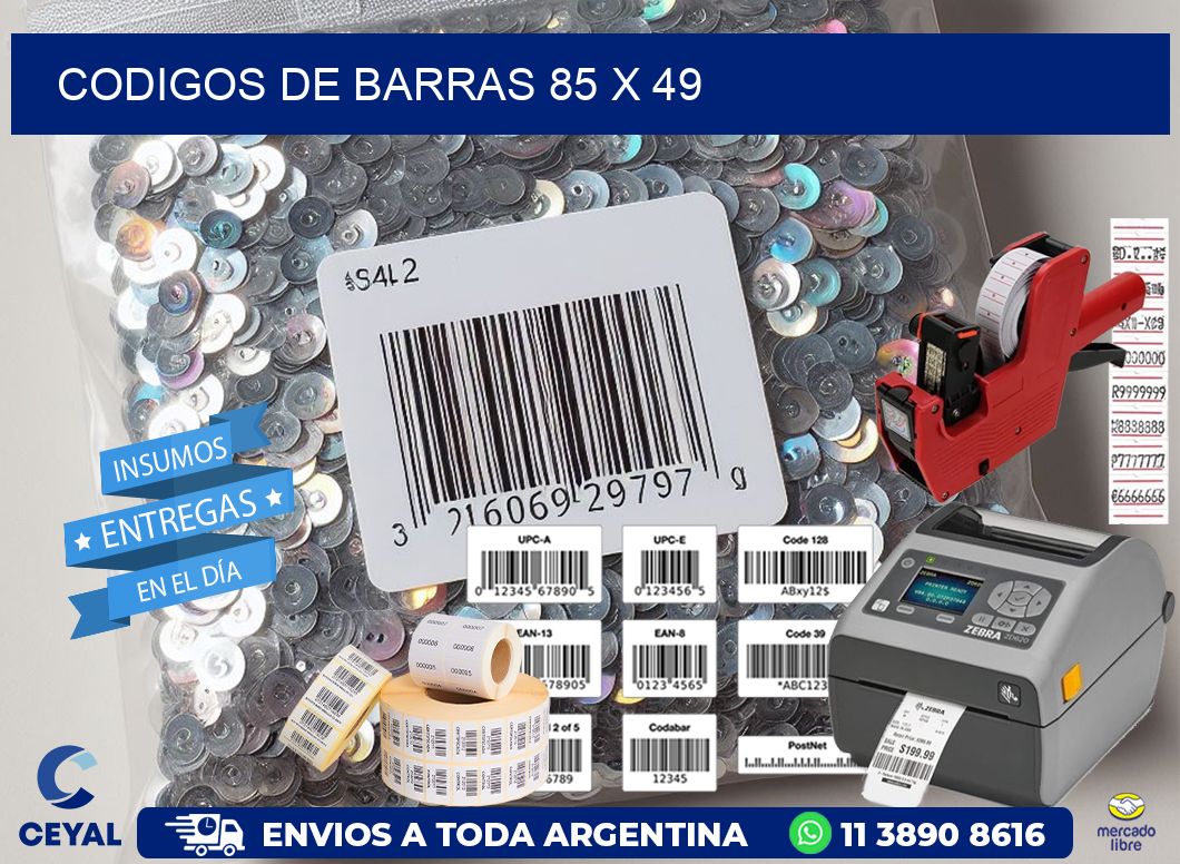 codigos de barras 85 x 49