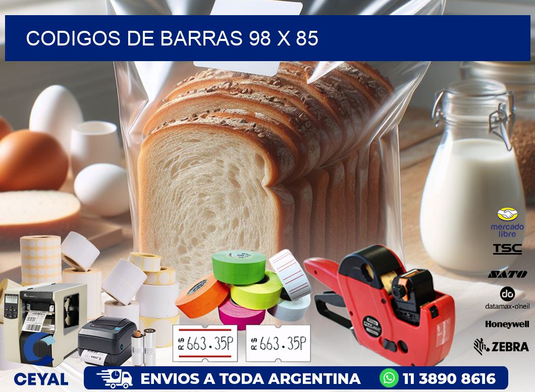 codigos de barras 98 x 85