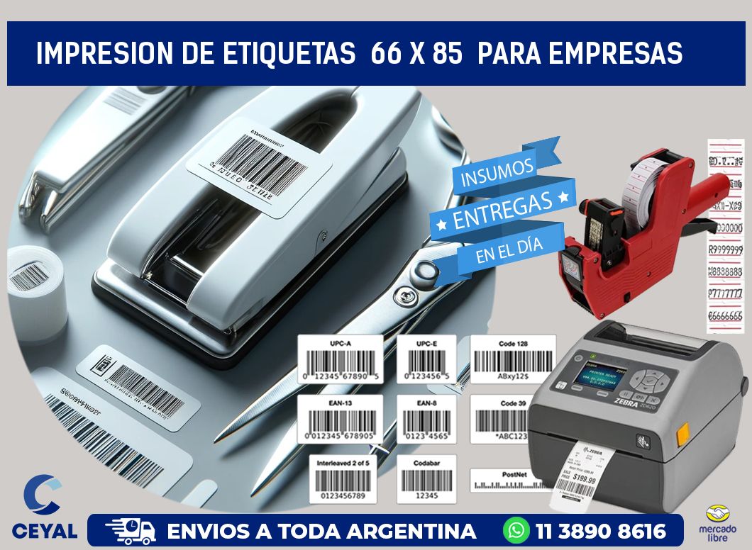 impresion de etiquetas 66 x 85 para empresas