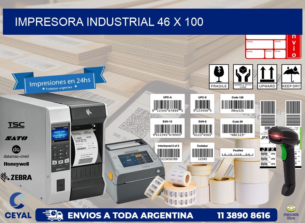 impresora industrial 46 x 100