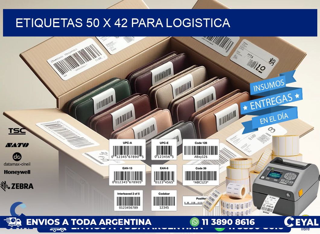 ETIQUETAS 50 x 42 PARA LOGISTICA