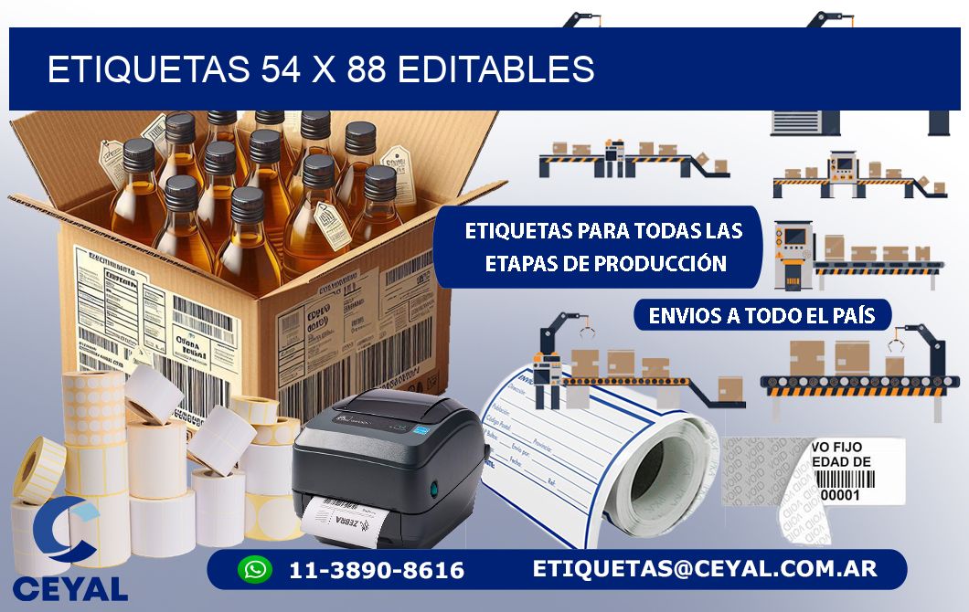 ETIQUETAS 54 x 88 EDITABLES
