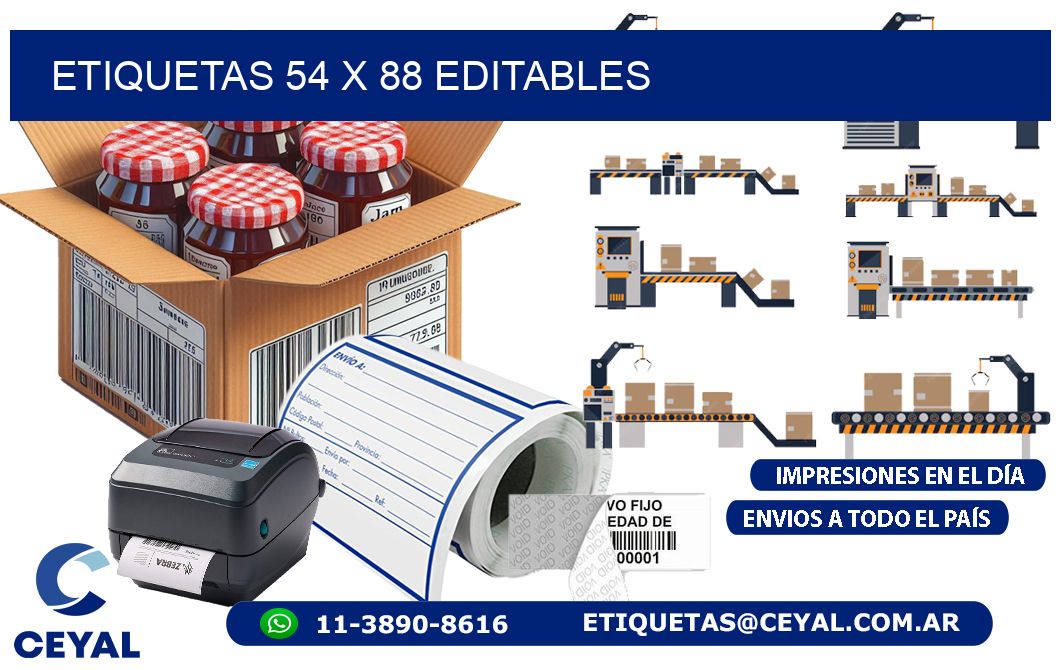 ETIQUETAS 54 x 88 EDITABLES
