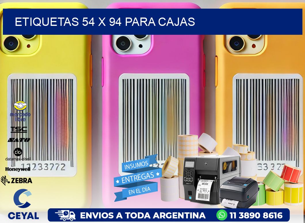 ETIQUETAS 54 x 94 PARA CAJAS