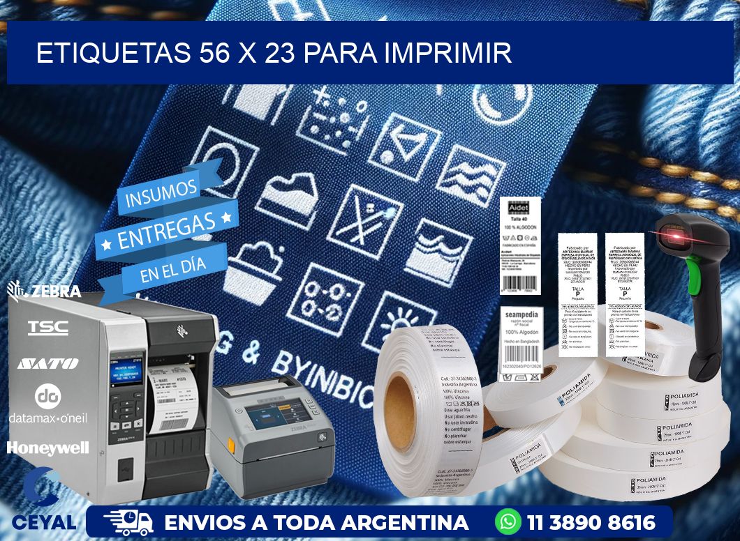 ETIQUETAS 56 x 23 PARA IMPRIMIR
