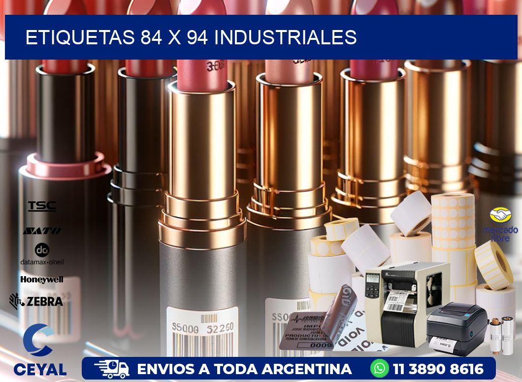 ETIQUETAS 84 x 94 INDUSTRIALES