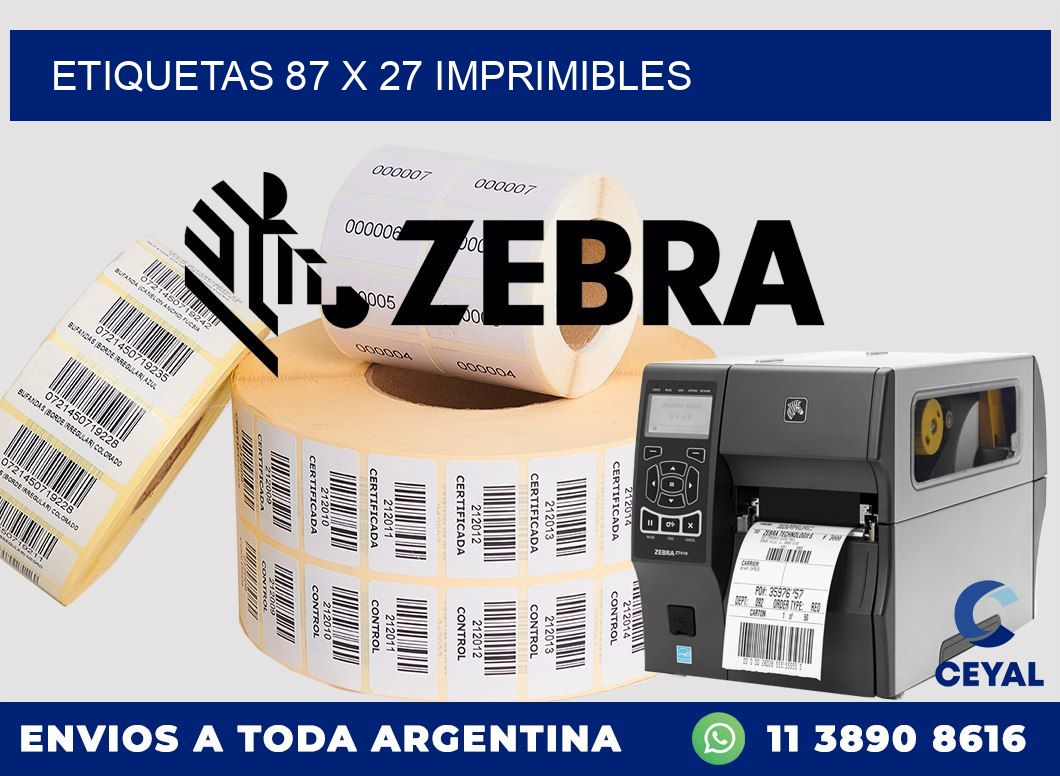 ETIQUETAS 87 x 27 IMPRIMIBLES
