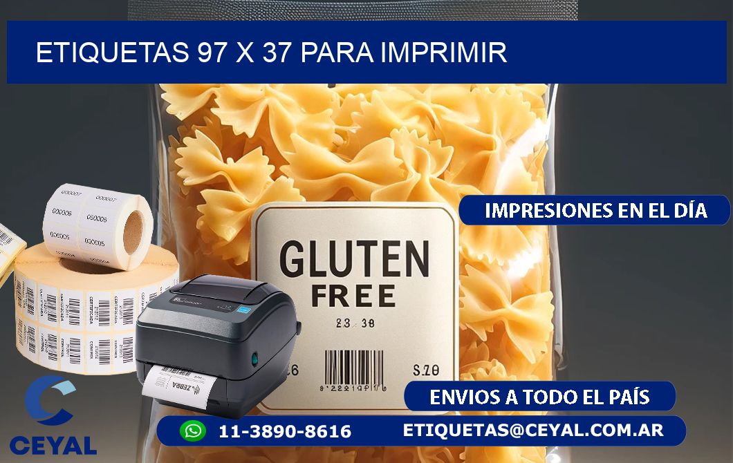 ETIQUETAS 97 x 37 PARA IMPRIMIR