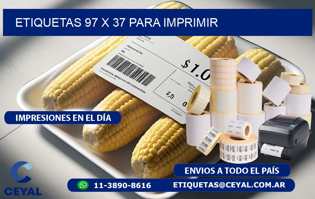 ETIQUETAS 97 x 37 PARA IMPRIMIR