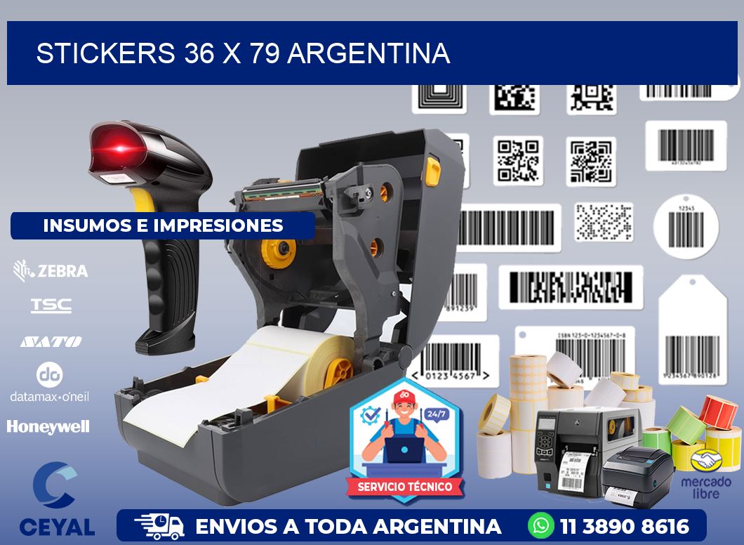 STICKERS 36 x 79 ARGENTINA