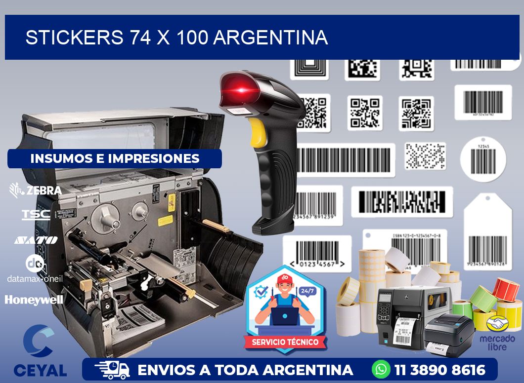 STICKERS 74 x 100 ARGENTINA