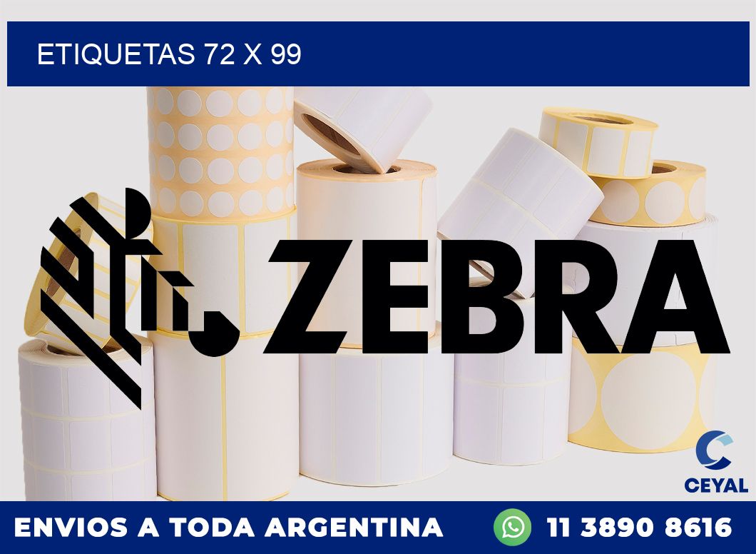 etiquetas 72 x 99