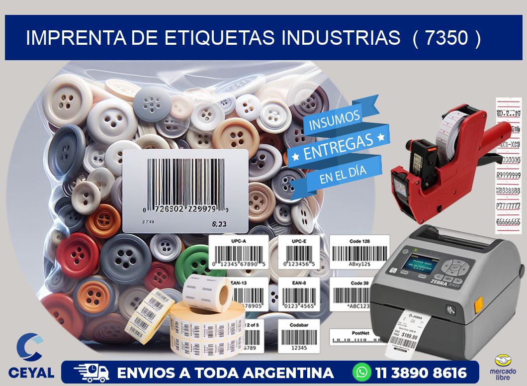 imprenta de etiquetas industrias  ( 7350 )