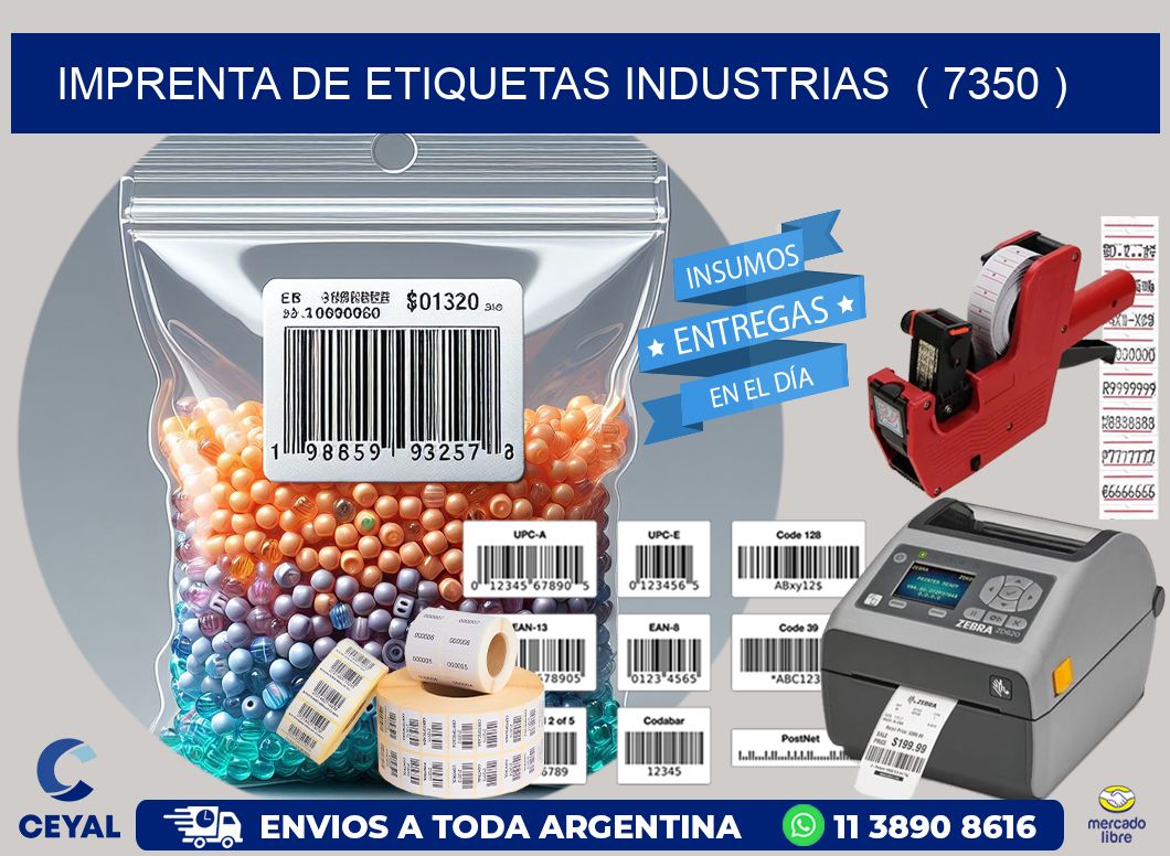 imprenta de etiquetas industrias  ( 7350 )