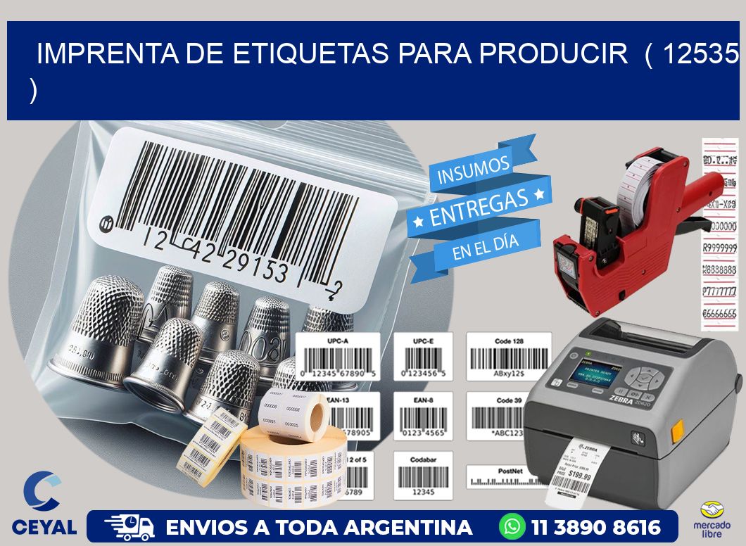 imprenta de etiquetas para producir  ( 12535 )