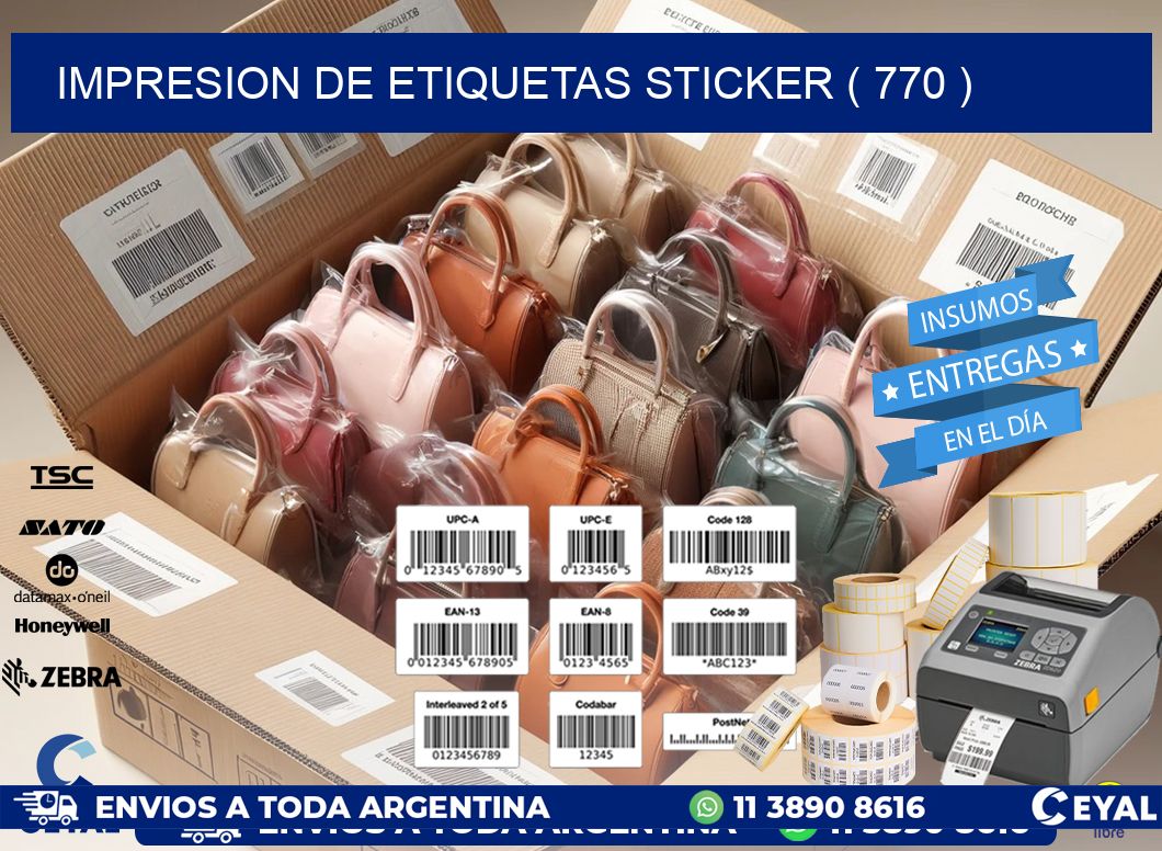 impresion de etiquetas sticker ( 770 )
