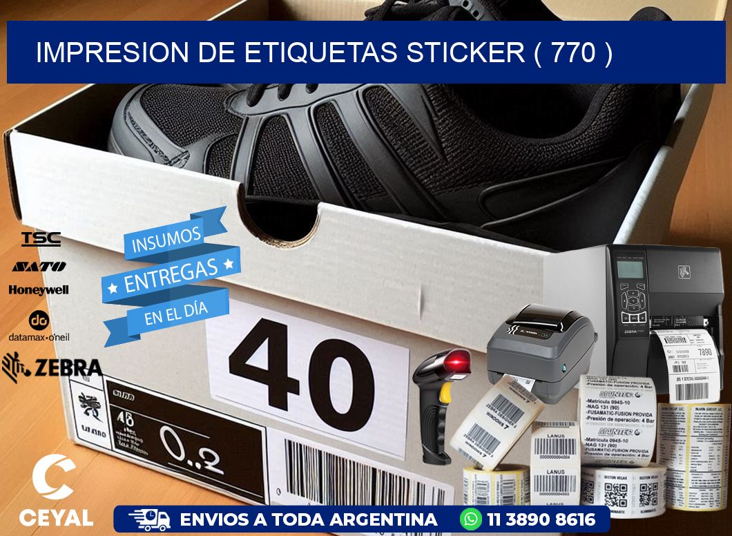 impresion de etiquetas sticker ( 770 )