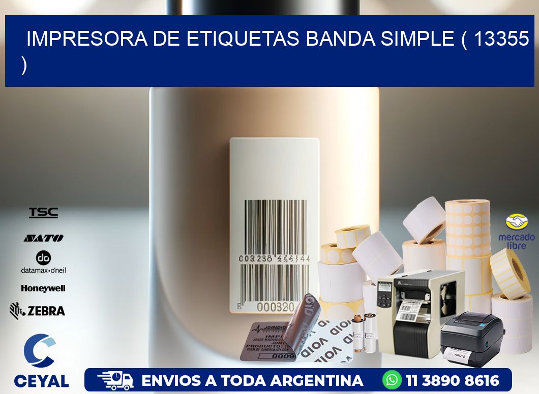 impresora de etiquetas banda simple ( 13355 )