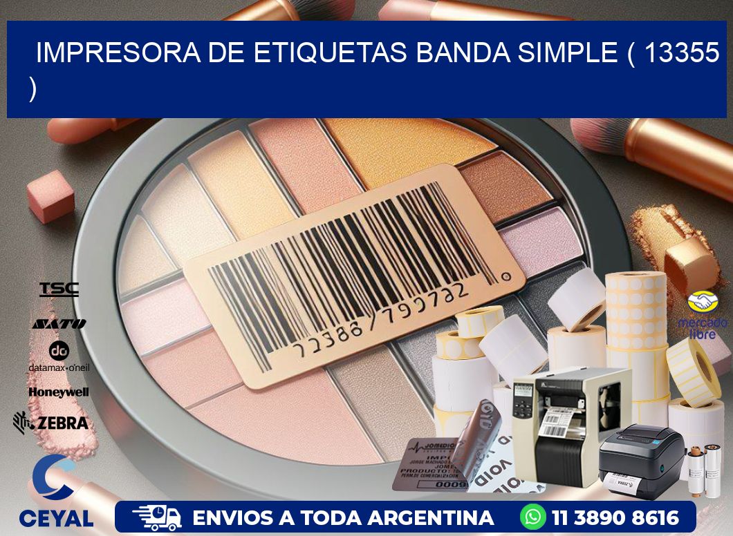 impresora de etiquetas banda simple ( 13355 )