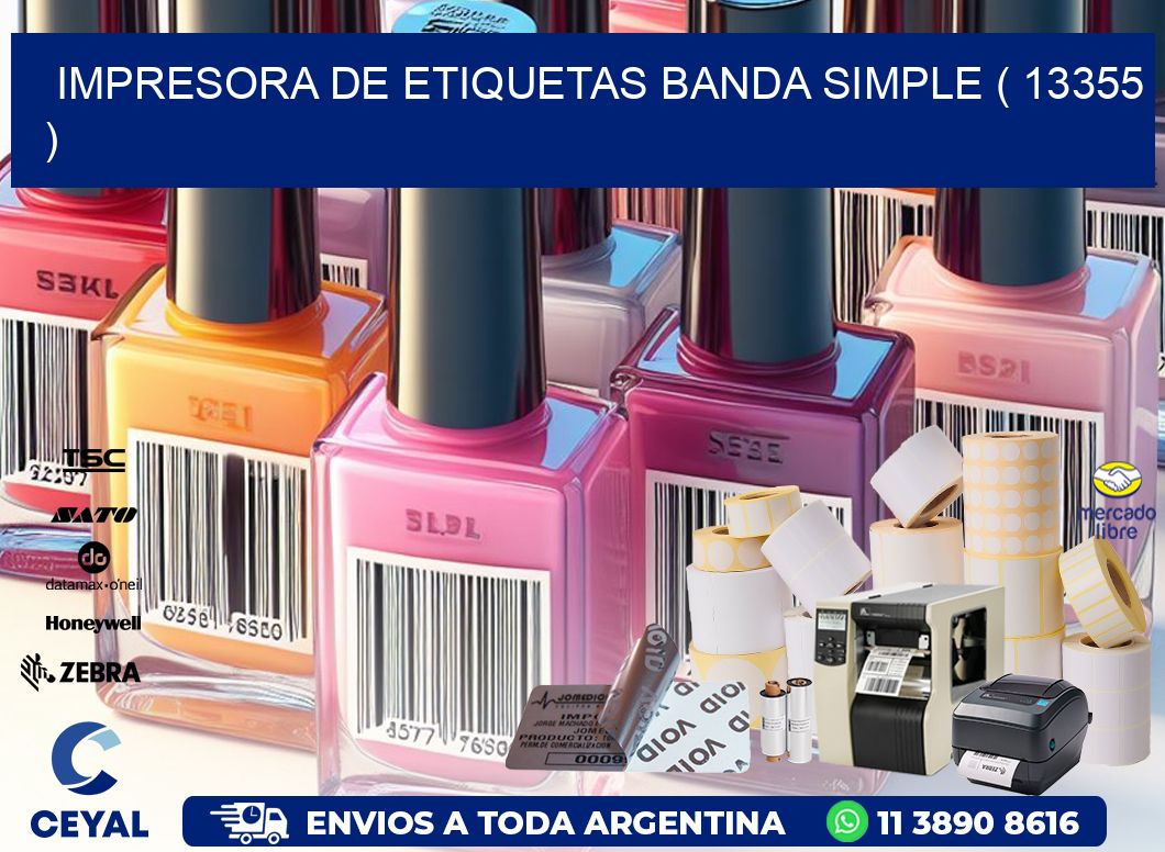 impresora de etiquetas banda simple ( 13355 )
