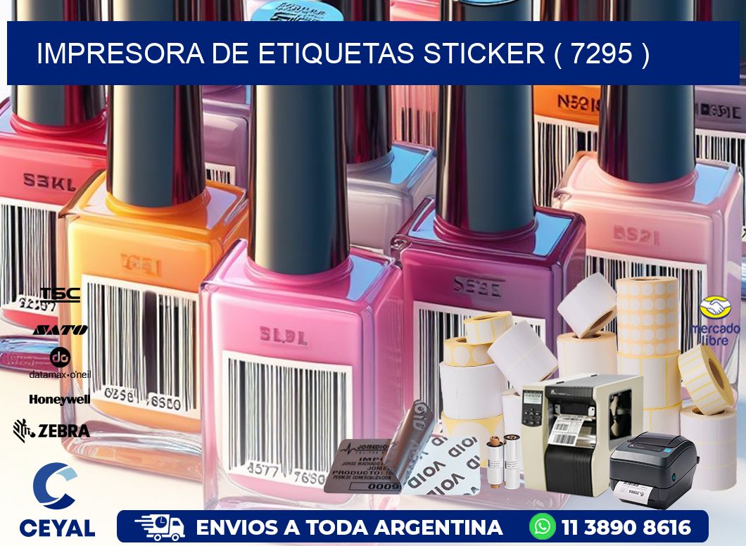 impresora de etiquetas sticker ( 7295 )